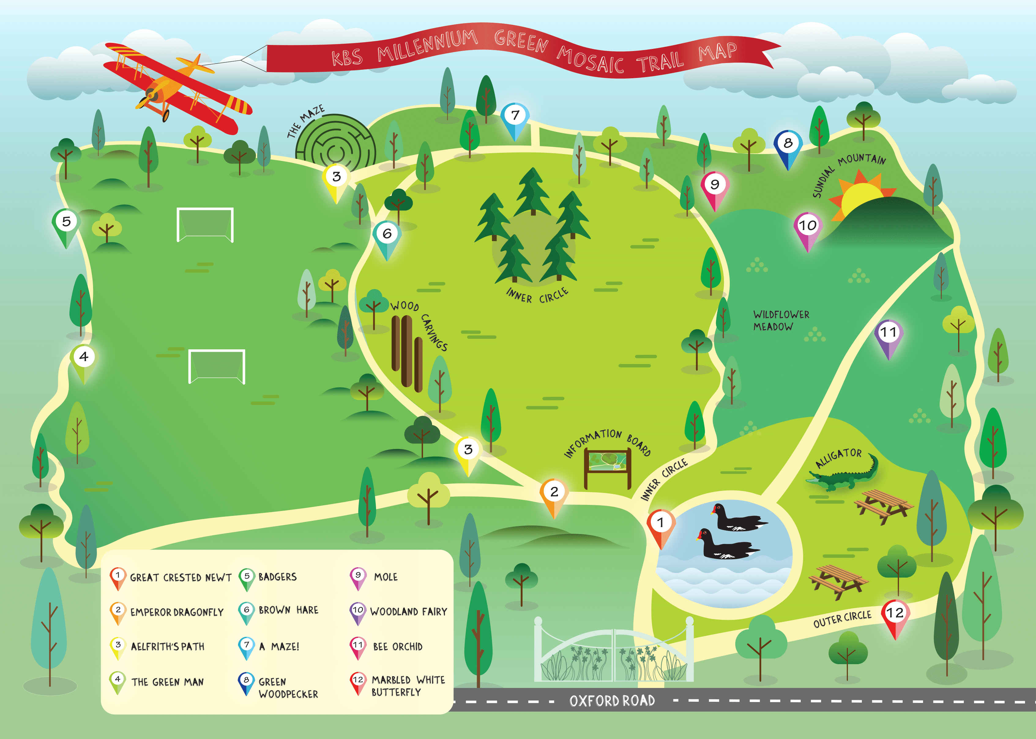 Mosaic Trail Map